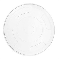 Click for a bigger picture.Pla Flat Lid - No Slot Used For 9,12,16,20oz Pla Cups