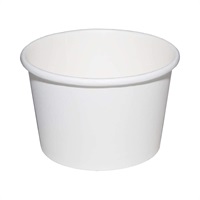 Click for a bigger picture.Biodegradable Soup Containers - White 16oz 500 per case