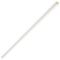 Click for a bigger picture.Alcopop Paper Straws - White 10.5 inch