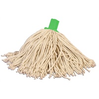 Click for a bigger picture.Excel Pure Yarn Socket Mop Head - 200grm  Green