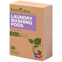 Click for a bigger picture.EnviroShot Laundry Washing Pods - 50 Capsules Per Box