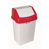 Click for a bigger picture.Swing Bin - Red 50 litre