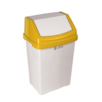Click for a bigger picture.Swing Bin - Yellow 50 litre