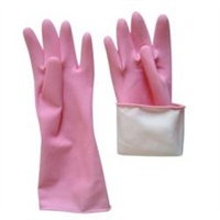 Click for a bigger picture.Household Gloves - Pink  Medium *** NOW COMES IN PACK OF 12 ****