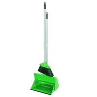 Click for a bigger picture.Lobby Dustpan and Handle - Green  10 inch