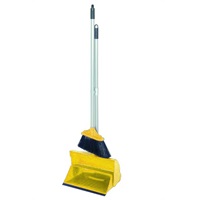 Click for a bigger picture.Lobby Dustpan and Handle - Yellow 10 inch