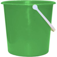 Click for a bigger picture.Shatter Resistant Bucket - Green 9 litre
