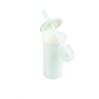 Click for a bigger picture.Toilet Brush With Holder - White