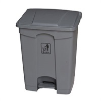 Click for a bigger picture.Pedal Bin - Grey 87 litres