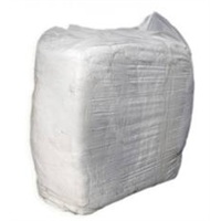 Click for a bigger picture.Towelling White Rags Poly Wrap  7kg