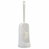 Toilet Brush With Holder - White 17 inch