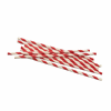 Click here for more details of the Stripped Paper Straws - Red White 8" 6mm Dia