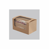 Click here for more details of the Kraft Square-Cut Sandwich Pack - 125x77x72mm 500 per case