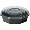 Click here for more details of the Octaview Box & lid with dressing glass - Medium 190x190mm