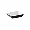 Click here for more details of the Pie Burger Square Tray - Black 4 inch 500 per case