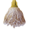 Click here for more details of the Twine Plastic Socket Mop Head - Yellow  12oz
