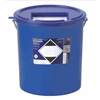 Click here for more details of the Pharma Bin With Blue Lid - 22 litre