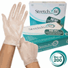 Click here for more details of the Stretch 2 Fit Gloves - Clear Medium 200 Per Box