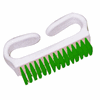 Click here for more details of the Grippy Plastic Nail Brush - Green 102mm