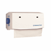 Rolled Hand Towel Dispenser - White 10 inch