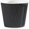Ripple Weave Cups - Black 12oz 500 per case