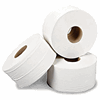 Click here for more details of the Mini Jumbo Toilet Rolls - White 2 ply  150m 2.25 inch core   12 per case