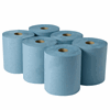 Click here for more details of the Towel Roll - Blue 1ply 150m 6 per case