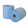 Click here for more details of the Leonardo Towel Roll - Blue 1ply 200m 6 per case