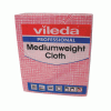 Click here for more details of the Vileda Medium Weight Cloths - Red