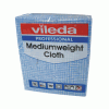 Click here for more details of the Vileda Medium Weight Cloths - Blue