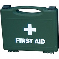 Click for a bigger picture.First Aid Catering Kit - Green 10 Person