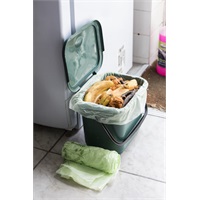 Click for a bigger picture.Compostable Bin Liners - Green 25 litre 300x570x590mm    520 per case
