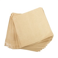 Click for a bigger picture.kraft Strung Bags- Brown 8.1/2x8.1/2 inch 1000 per case