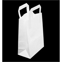 Click for a bigger picture.T-Away Bags - White Large 10x15.1/2x12"