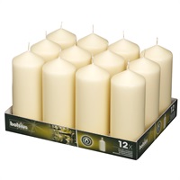 Click for a bigger picture.Pillar Candles - Ivory 168mmx68mm 12 per case