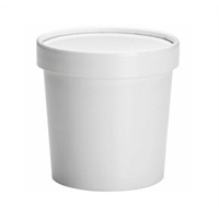 Click for a bigger picture.Soup Containers Heavy Duty With Lid Combi Pack 16oz  250 per case