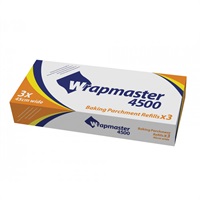 Click for a bigger picture.Wrapmaster Greaseproof Paper Refills - 45cm x 50m 3 rolls per box