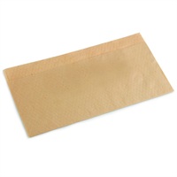 Click for a bigger picture.Recycled Kraft Paper Dispenser Napkins - 33cm 1ply