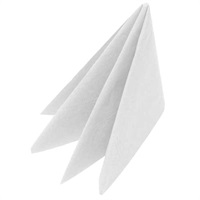 Click for a bigger picture.Napkins - White 33cm 2ply