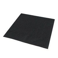 Click for a bigger picture.Napkins - Black 40cm 2ply 2000 per case