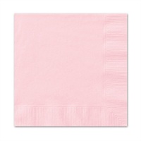 Click for a bigger picture.Napkins - Pastel Pink 40cm 2ply