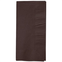 Click for a bigger picture.Napkins 8-Fold - Chocolate 40cm 2ply