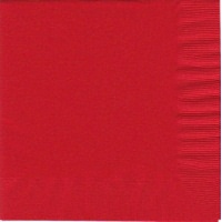 Click for a bigger picture.Napkins - Red 40cm 2ply