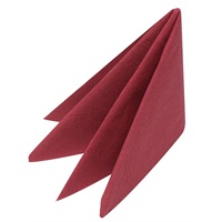 Click for a bigger picture.Napkins - Burgundy 40cm 2ply