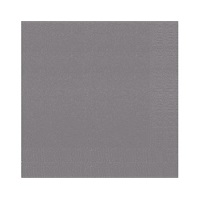 Click for a bigger picture.Napkins - Granite Grey 40cm 2ply 1200 per case