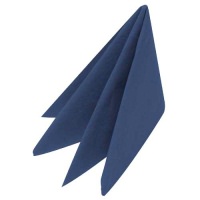 Click for a bigger picture.Napkins - Dark Blue  40cm 3ply