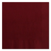 Click for a bigger picture.Napkins - Bordeaux  40cm 2ply