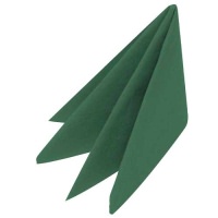 Click for a bigger picture.Napkins - Dark Green  40cm 3ply