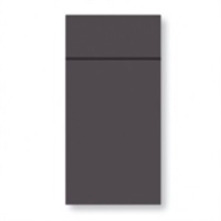 Click for a bigger picture.Duniletto Slim Pocket Napkins - Grey 40x33cm 260 per case