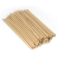 Click for a bigger picture.Plain Skewers - 8 inch 3mm dia 1000 per case